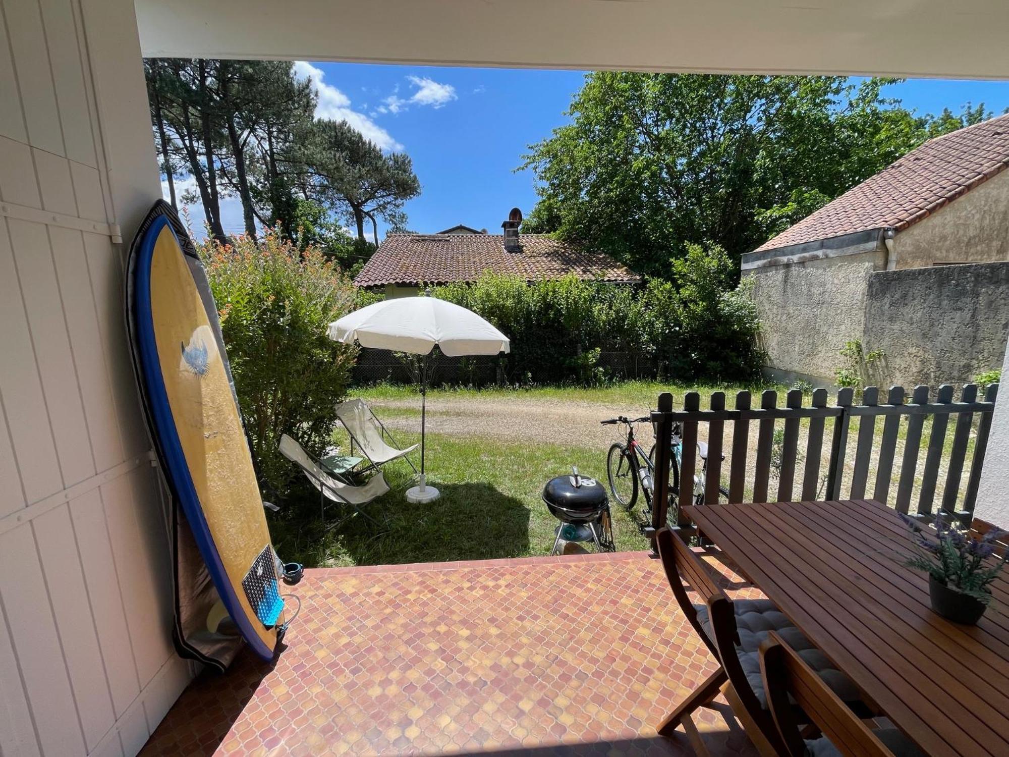 Appartement Avec Chambre, Terrasse Et Jardinet Proche Plage, Foret Pins, Piste Cyclable, Lac Mimizan-Plage Exterior foto