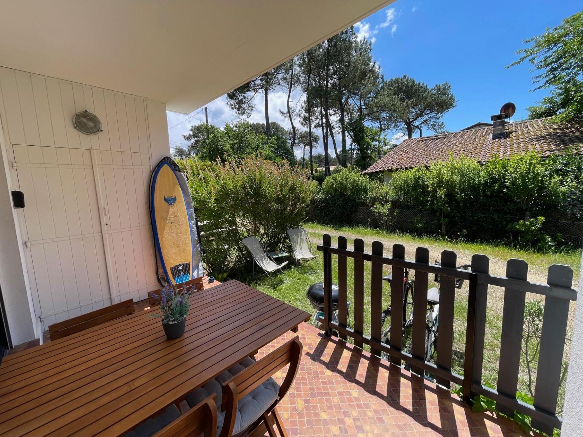 Appartement Avec Chambre, Terrasse Et Jardinet Proche Plage, Foret Pins, Piste Cyclable, Lac Mimizan-Plage Exterior foto