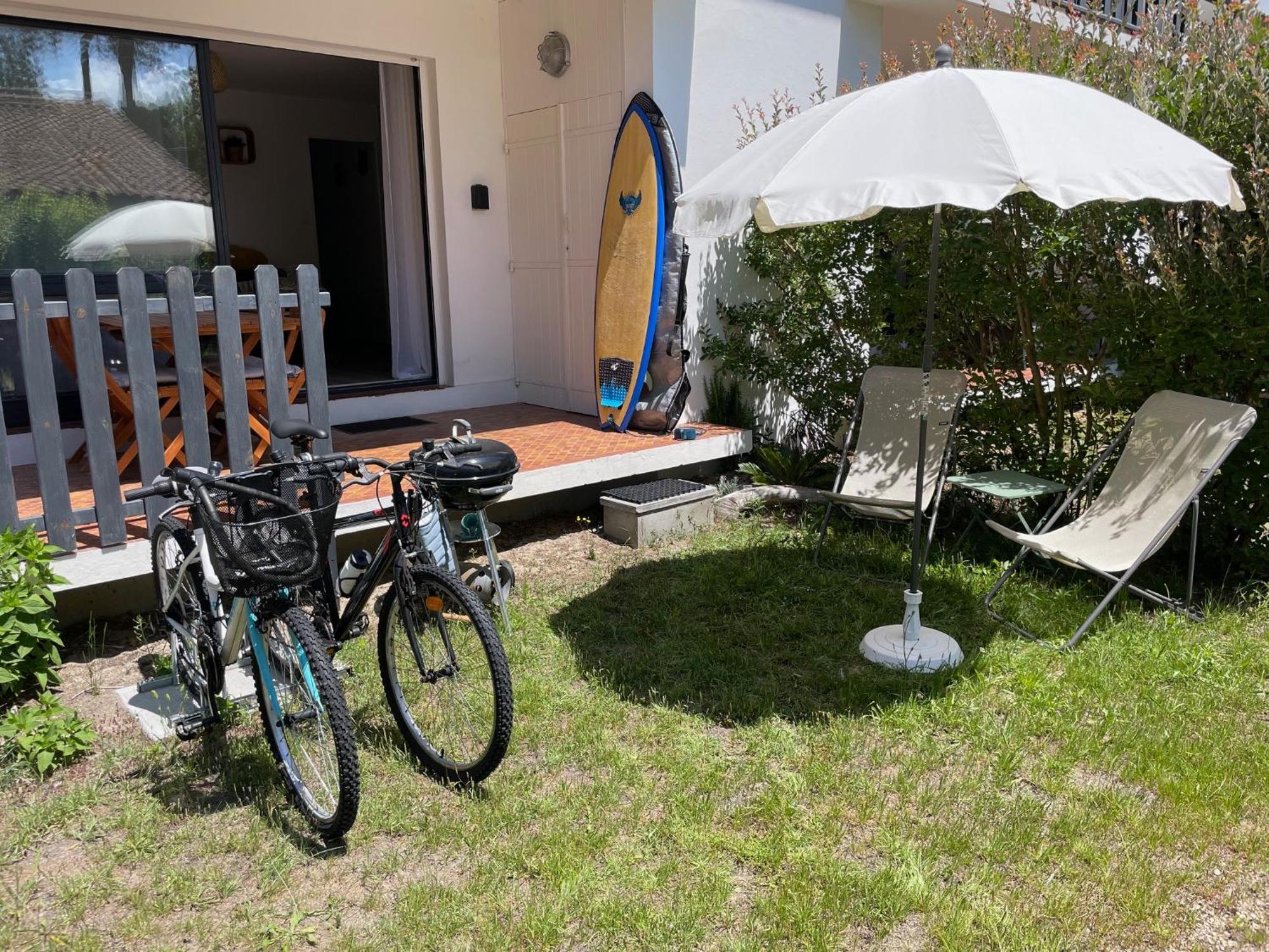 Appartement Avec Chambre, Terrasse Et Jardinet Proche Plage, Foret Pins, Piste Cyclable, Lac Mimizan-Plage Exterior foto